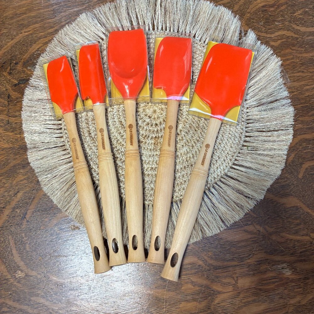 Orange Le Creuset Silicone Spatulas Set of 5